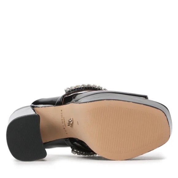 KURT GEIGER Duke Platform Peep Toe Sandal - Picture 6 of 6